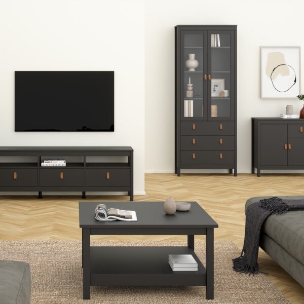 Barcelona Coffee Table in Matt Black - Image 2