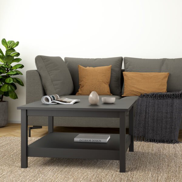 Barcelona Coffee Table in Matt Black - Image 5