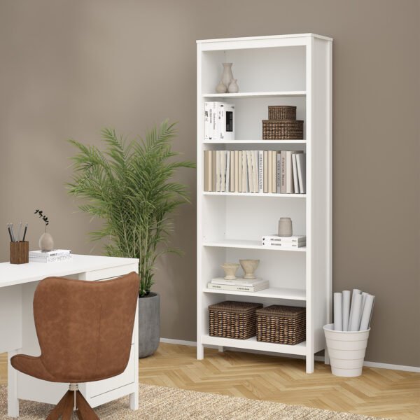 Barcelona Bookcase in White - Image 2