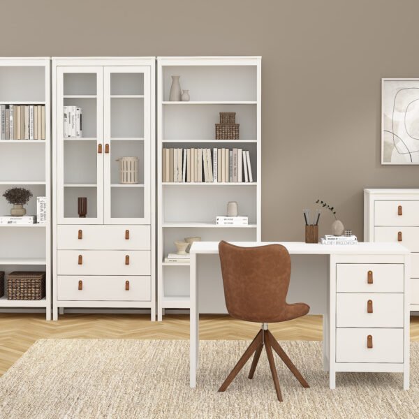 Barcelona Bookcase in White - Image 6