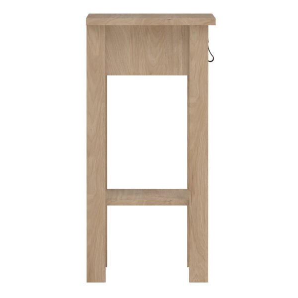 Barcelona Bedside Table with 1 Drawers in Jackson Hickory Oak - Image 5