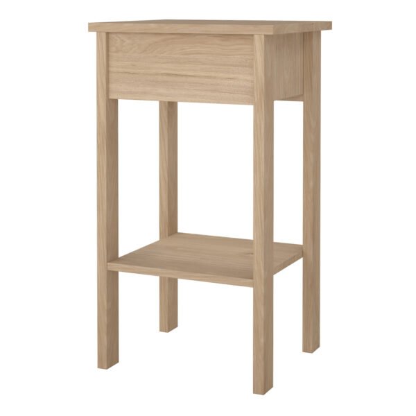 Barcelona Bedside Table with 1 Drawers in Jackson Hickory Oak - Image 6