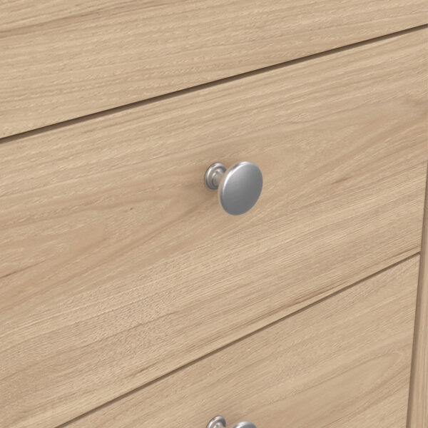 Madrid Bedside Table 2 Drawers in Jackson Hickory Oak - Image 8