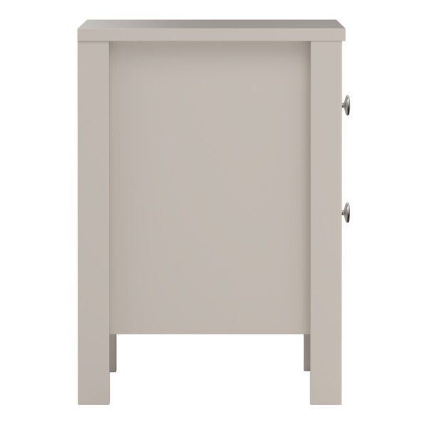 Madrid Bedside Table 2 Drawers in Cashmere - Image 5