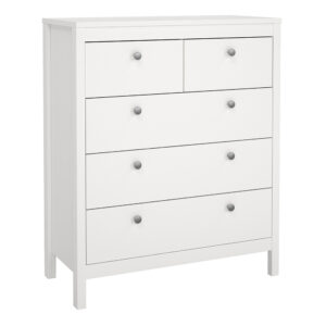 Madrid Chest 3+2 Drawers in White