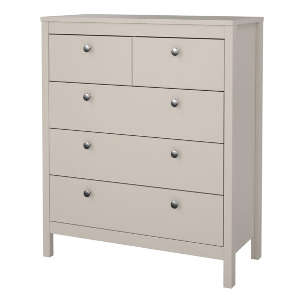 Madrid Chest 3+2 Drawers in Cashmere - Image 3