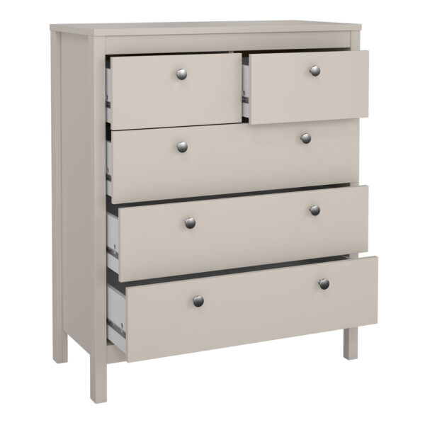 Madrid Chest 3+2 Drawers in Cashmere - Image 5