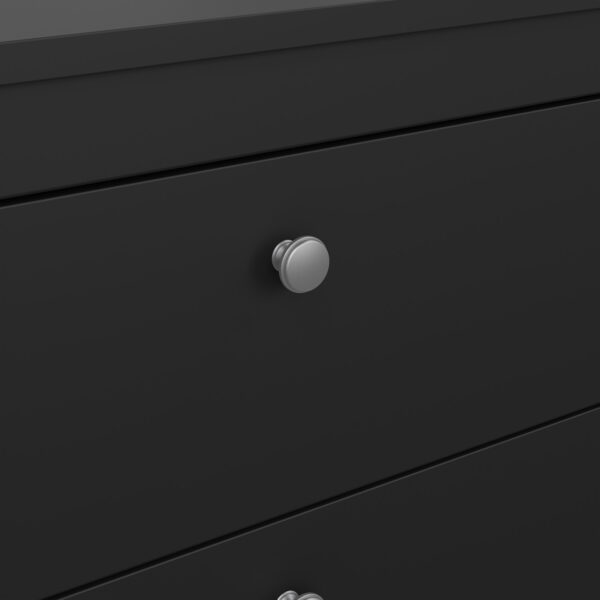 Madrid Chest 3 Drawers in Matt Black - Image 9