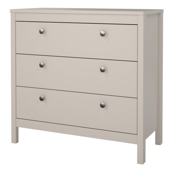 Madrid Chest 3 Drawers in Cashmere - Image 3