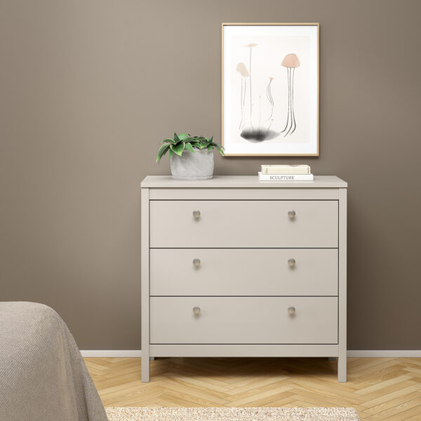 Madrid Chest 3 Drawers in Cashmere - Image 6