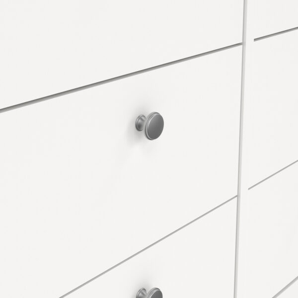 Madrid Double Dresser 4+4 Drawers in White - Image 9