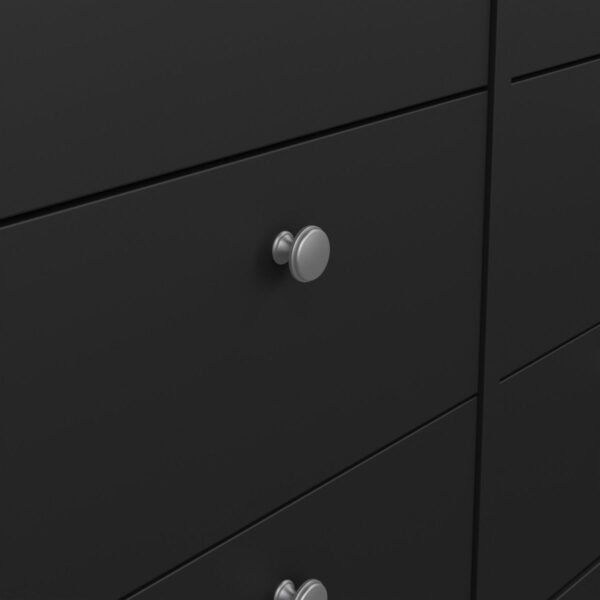 Madrid Double Dresser 4+4 Drawers in Matt Black - Image 8
