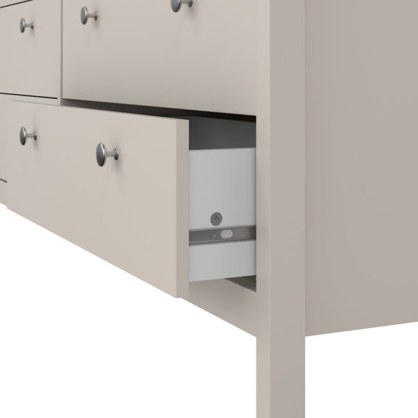 Madrid Double Dresser 4+4 Drawers in Cashmere - Image 9