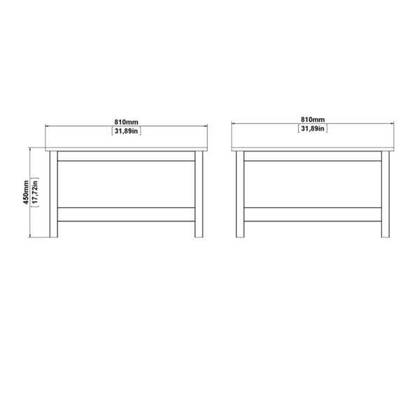 Madrid Coffee Table in White - Image 9