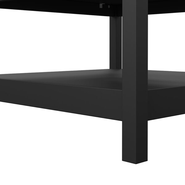 Madrid Coffee Table in Matt Black - Image 7