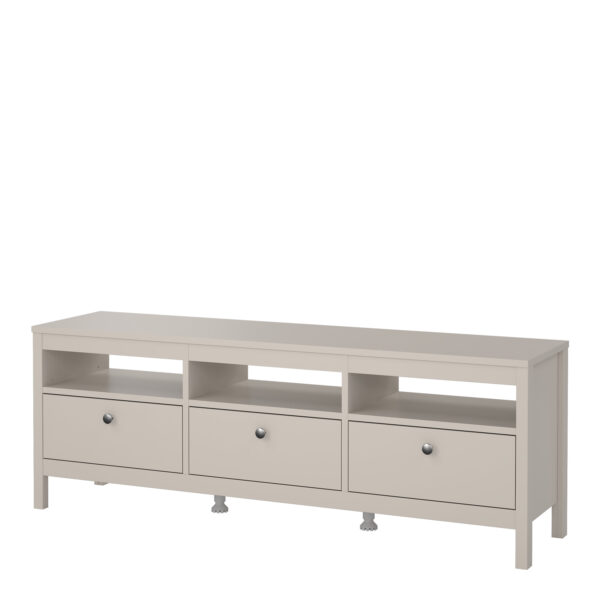Madrid TV Unit 3 Drawers in Cashmere - Image 3