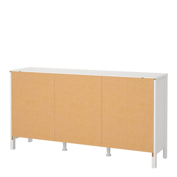Madrid Sideboard 2 Doors 3 Drawers in White - Image 4
