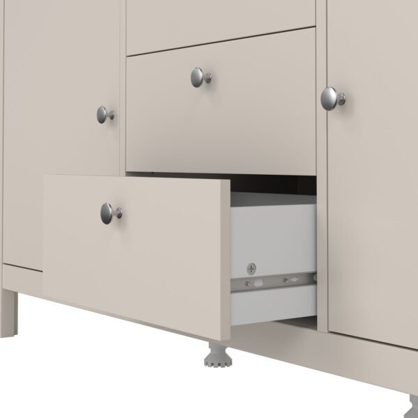 Madrid Sideboard 2 Doors + 3 Drawers in Cashmere - Image 8