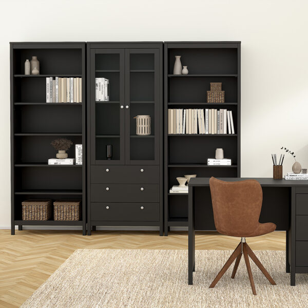 Madrid Bookcase in Black - Image 6