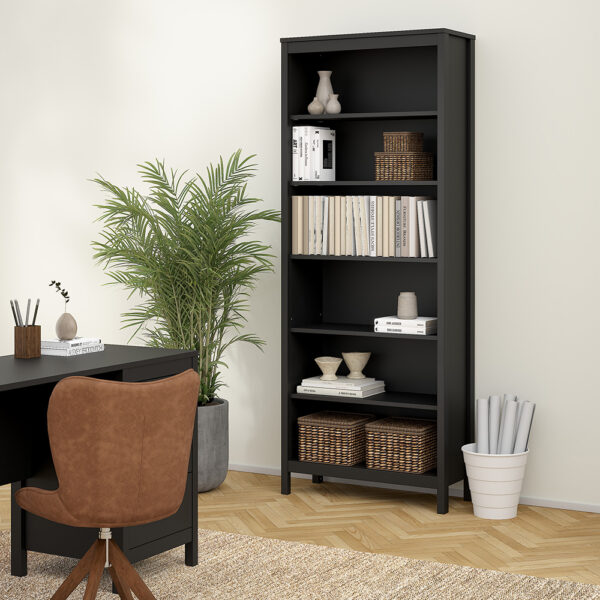 Madrid Bookcase in Black - Image 2