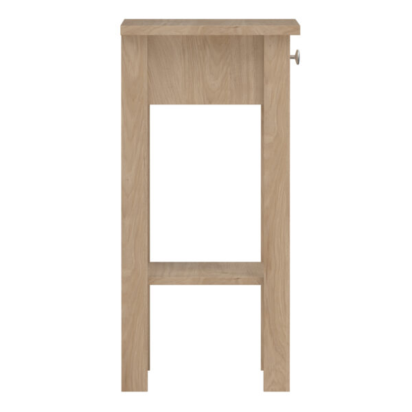 Madrid Bedside Table with 1 Drawers in Jackson Hickory Oak - Image 4