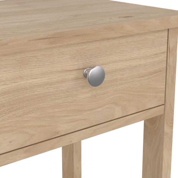 Madrid Bedside Table with 1 Drawers in Jackson Hickory Oak - Image 8
