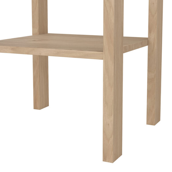 Madrid Bedside Table with 1 Drawers in Jackson Hickory Oak - Image 9