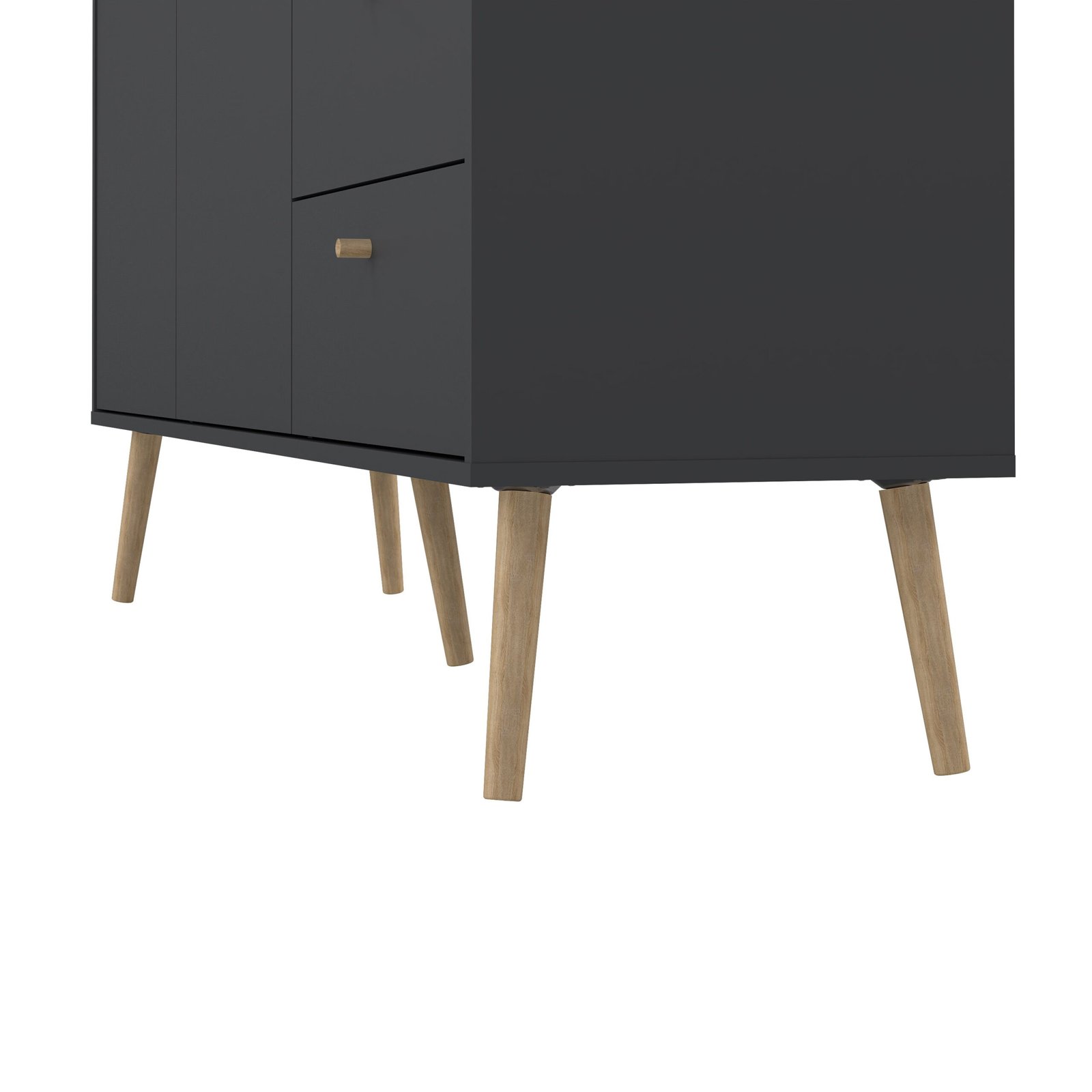 Cumbria Sideboard 2 Doors + 3 Drawers Dark Grey - Image 10