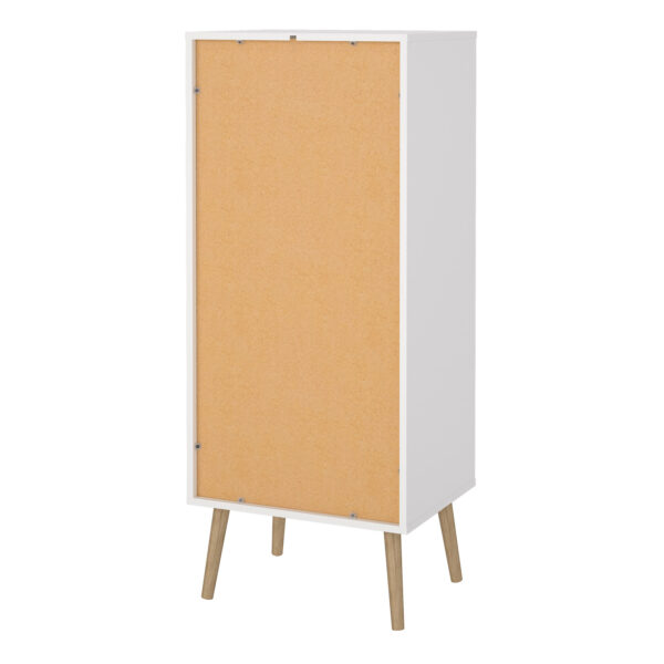 Cumbria Chest 5 Drawers White - Image 4