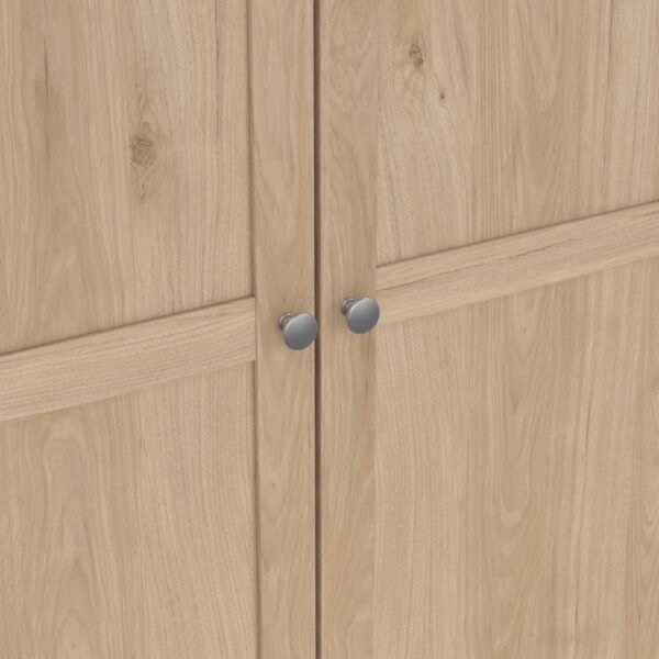 Brande Wardrobe with 4 Frame Doors in Jackson Hickory Oak - Image 11