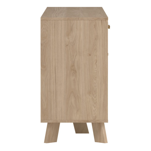Ikast Sideboard 4 Doors + 1 Drawer in Jackson Hickory and White - Image 4
