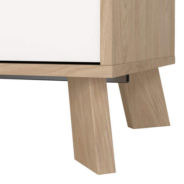 Ikast Sideboard 2 Doors + 3 Drawers in Jackson Hickory and White - Image 10