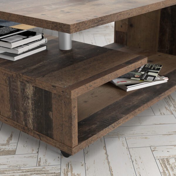 Bailey Coffee Table in Old Vintage Wood - Image 5