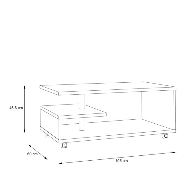 Bailey Coffee Table in Old Vintage Wood - Image 6