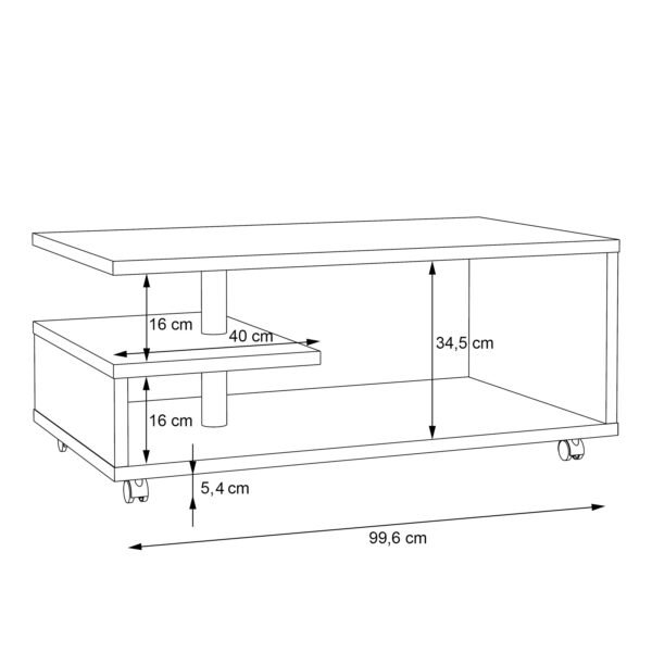 Bailey Coffee Table in Old Vintage Wood - Image 7