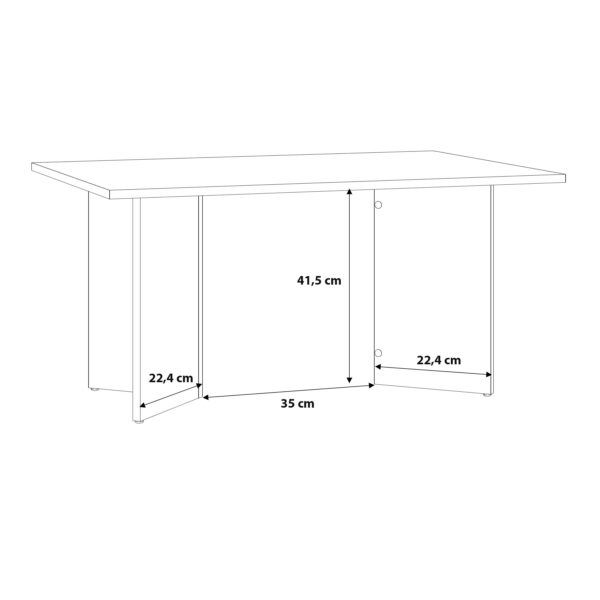 Karon Coffee Table in Sonoma Oak - Image 6
