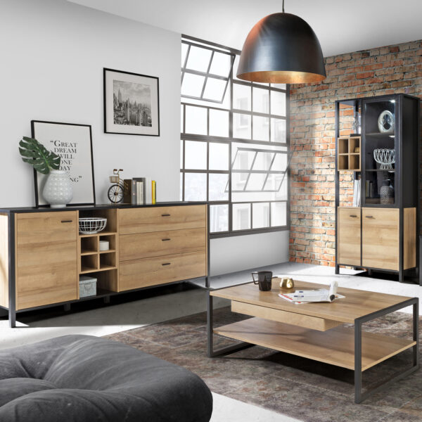 High Rock Coffee Table in Riviera Oak - Image 6