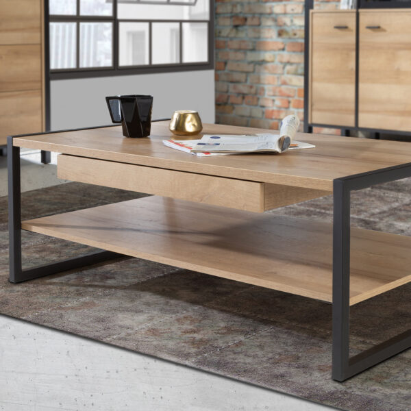 High Rock Coffee Table in Riviera Oak - Image 7