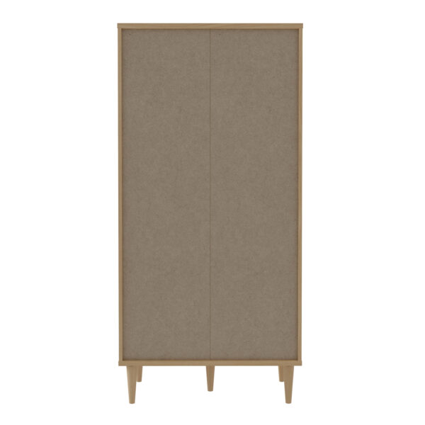 Calasetta 2 Door Display Cabinet in Rattan - Image 4