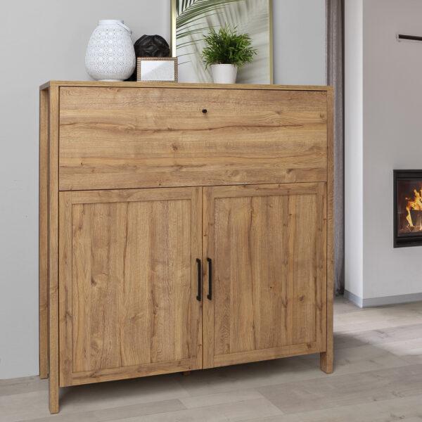 Malte Brun Bar Chest in Waterford Oak - Image 6