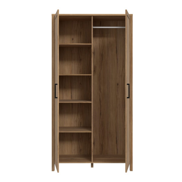Malte Brun Hallway Wardrobe in Waterford Oak - Image 4