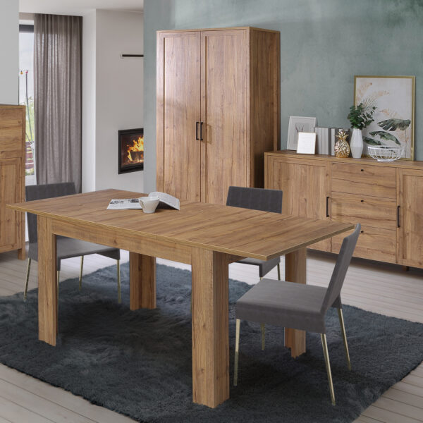 Malte Brun Hallway Wardrobe in Waterford Oak - Image 5