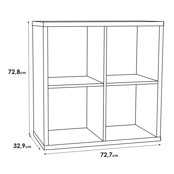 Mauro 2x2 Storage Unit in Sand Oak - Image 5