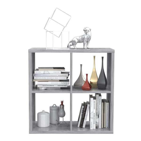 Mauro 2x2 Storage Unit in Concrete Grey - Image 4