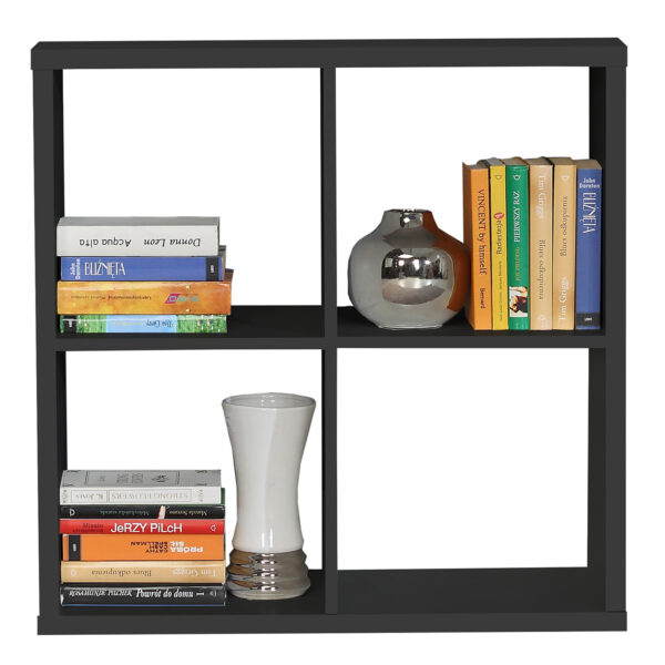Mauro 2x2 Storage Unit in Matt Black - Image 4