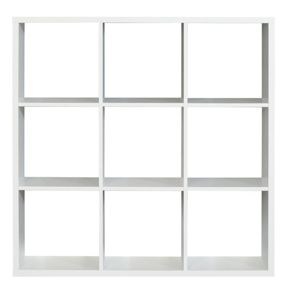 Mauro 3x3 Storage Unit in Matt White - Image 2