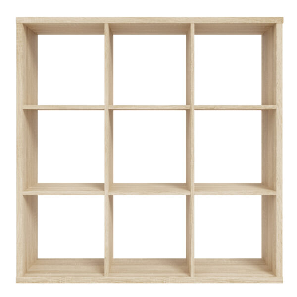 Mauro 3x3 Storage Unit in Sonoma Oak - Image 2