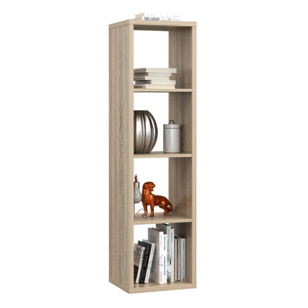 Mauro 3 Shelves Storage Unit in Sonoma Oak - Image 4