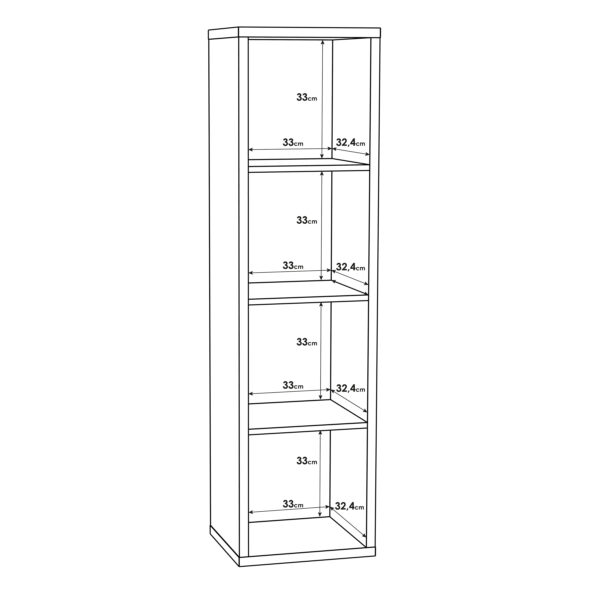 Mauro 3 Shelves Storage Unit in Sand Oak - Image 6