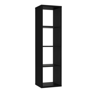 Mauro 3 Shelves Storage Unit in Matt Black